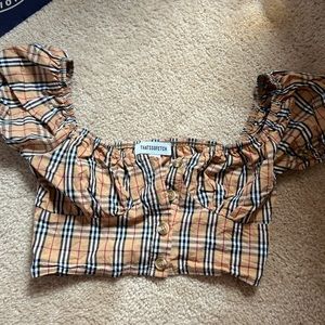 Thatssofetch cropped top